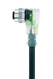 V-LEITUNG - 10M-3LED 4-POLIG, AL-WWAK4P3-1-AL-WAS4/370, grün weiß gelb