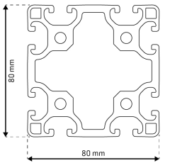 TNS 8-L80 80x80 leicht